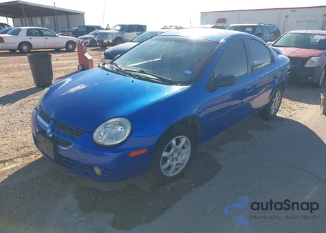 2004 Dodge Neon Sxt из США, поврежденный, VIN 1B3ES56C34D585302